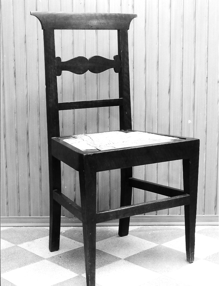 sedia - bottega marchigiana (fine/inizio secc. XIX/ XX)