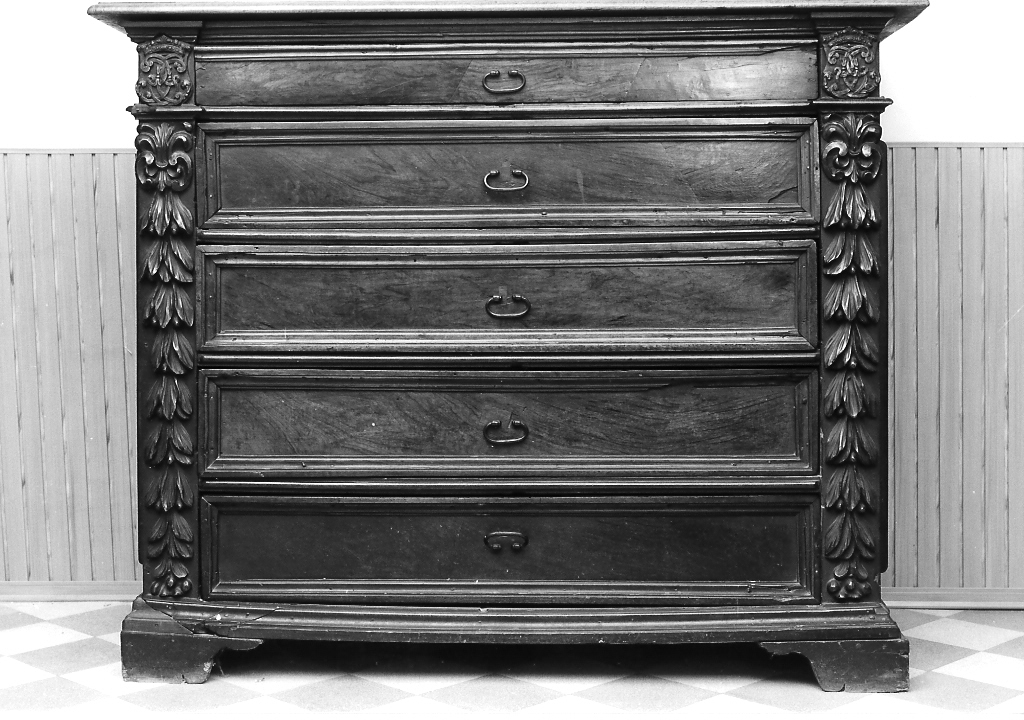 cassettone - bottega Italia centrale (fine/inizio secc. XVIII/ XIX)