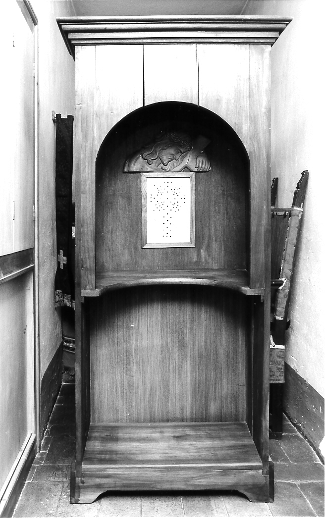 confessionale - bottega marchigiana (primo quarto sec. XX)