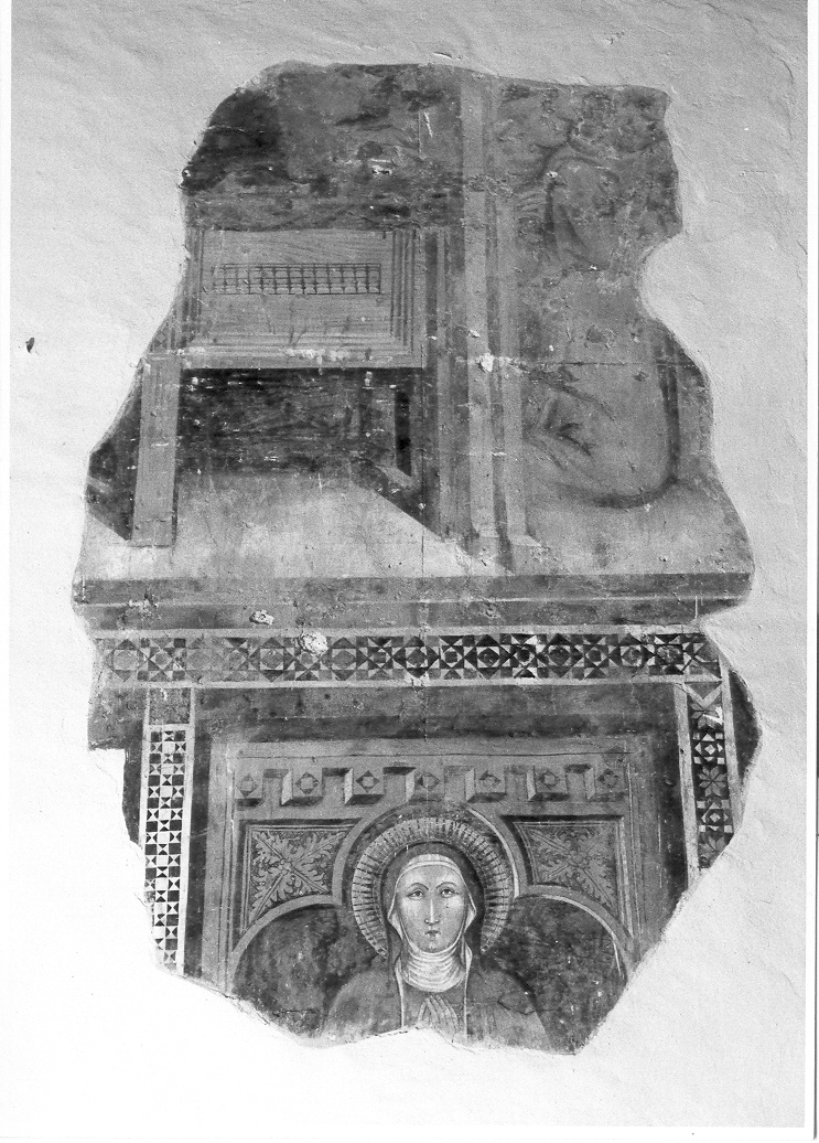 Santa Caterina da Siena (dipinto, frammento) - ambito marchigiano (prima metà sec. XV)