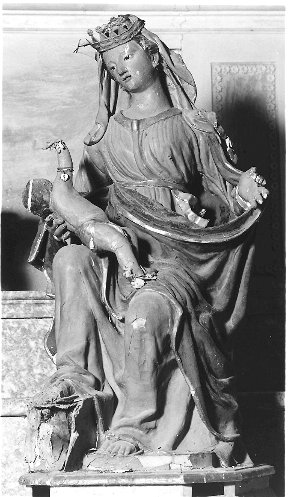 Madonna con Bambino (statua) - bottega romagnola (secc. XVIII/ XIX)