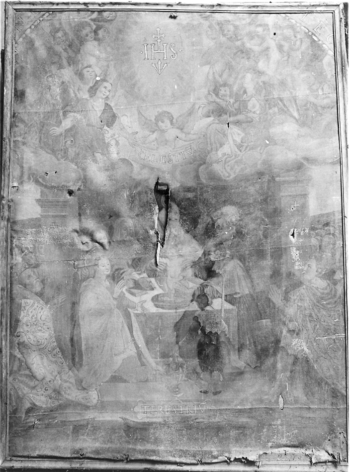 presentazione di Gesù al tempio (dipinto) - ambito marchigiano (fine/inizio secc. XVII/ XVIII)