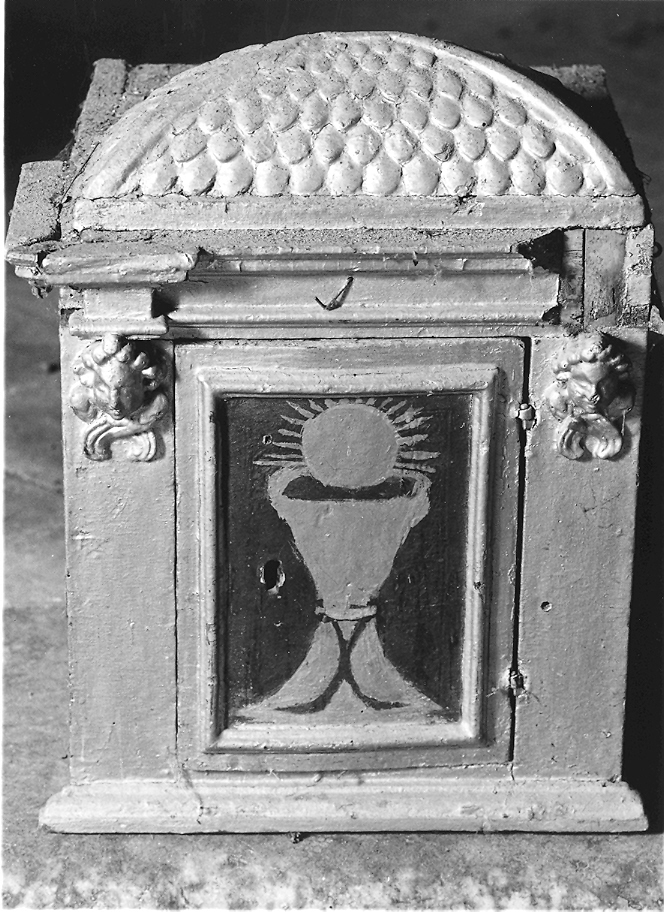 tabernacolo - bottega marchigiana (secc. XVII/ XVIII)