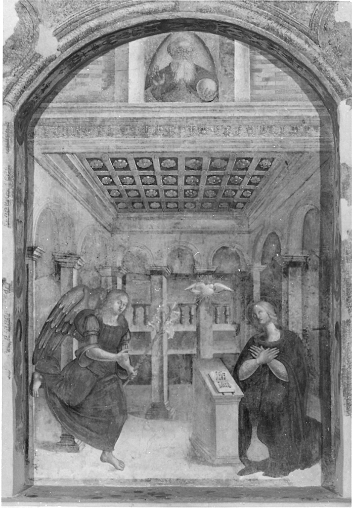 Annunciazione (dipinto) di Fabrizi Fabrizio (sec. XVI)