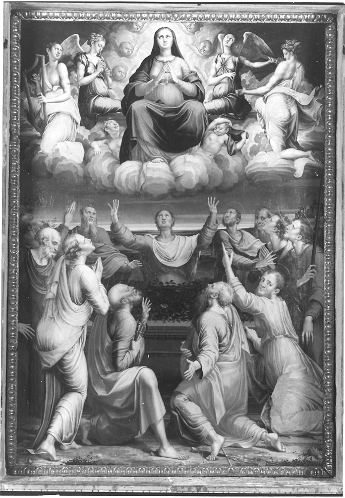 assunzione della Madonna (dipinto) di Raffaellino del Colle (secondo quarto sec. XVI)
