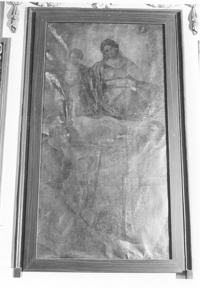 apparizione della Madonna a San Lorenzo e a San Pietro (dipinto) - ambito marchigiano (sec. XVII)