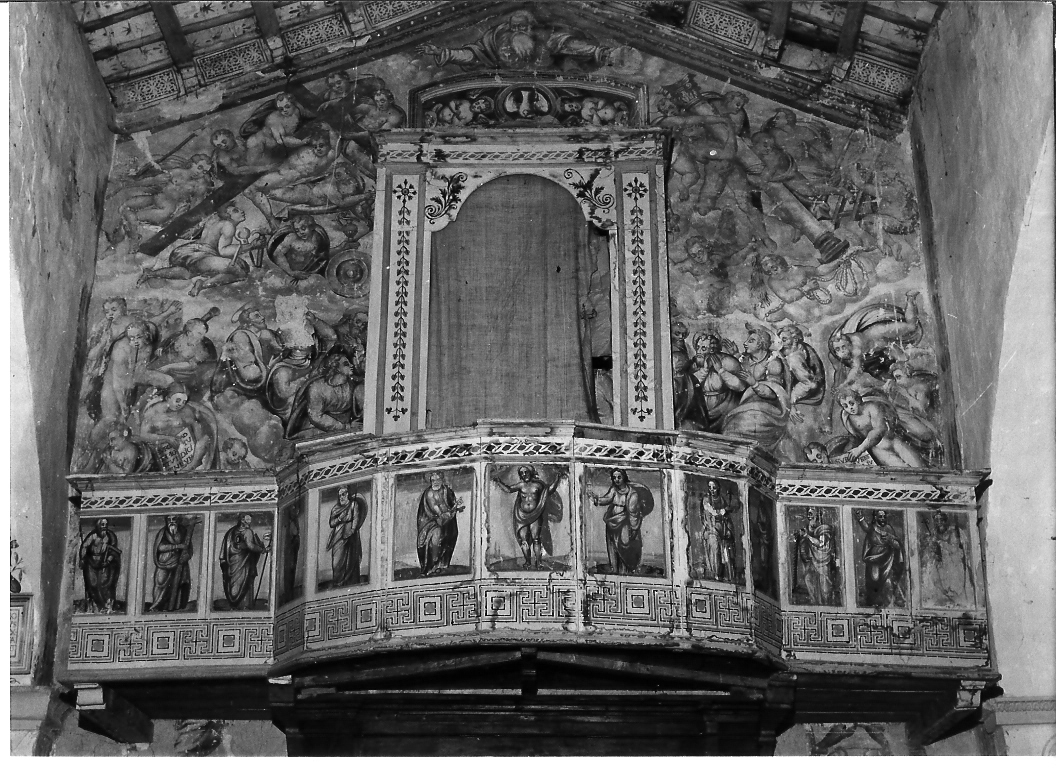 cantoria - bottega marchigiana (fine/inizio secc. XVIII/ XIX)