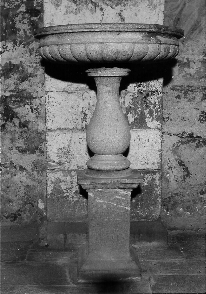 acquasantiera - bottega marchigiana (sec. XVIII)