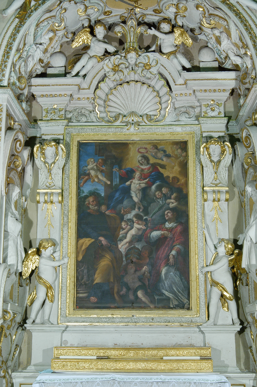 angeli e cherubini (ancona, elemento d'insieme) di Amantini Tommaso (sec. XVII)