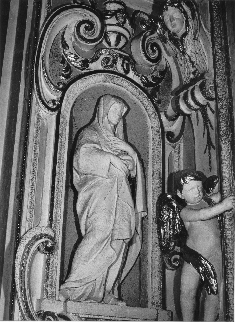 Santa (statua, elemento d'insieme) di Amantini Tommaso (sec. XVII)