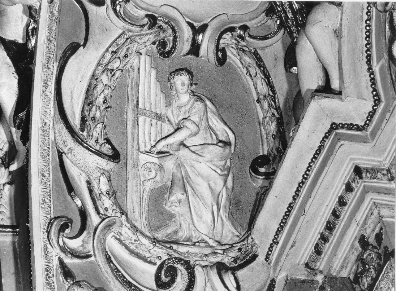 Santa Cecilia (rilievo, elemento d'insieme) di Amantini Tommaso (sec. XVII)