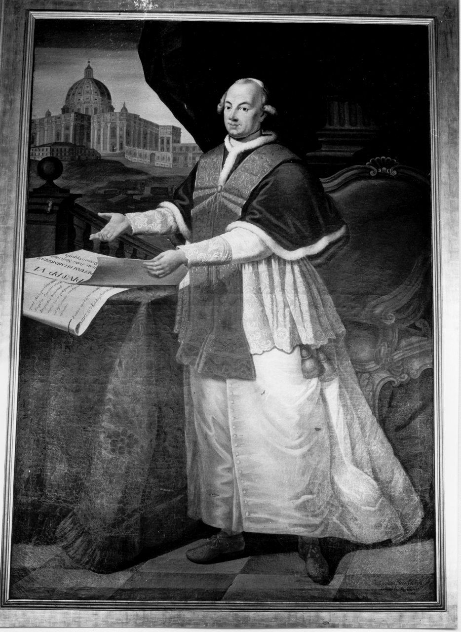 ritratto di papa Pio VI (dipinto) di Pirri Maddalena (sec. XVIII)