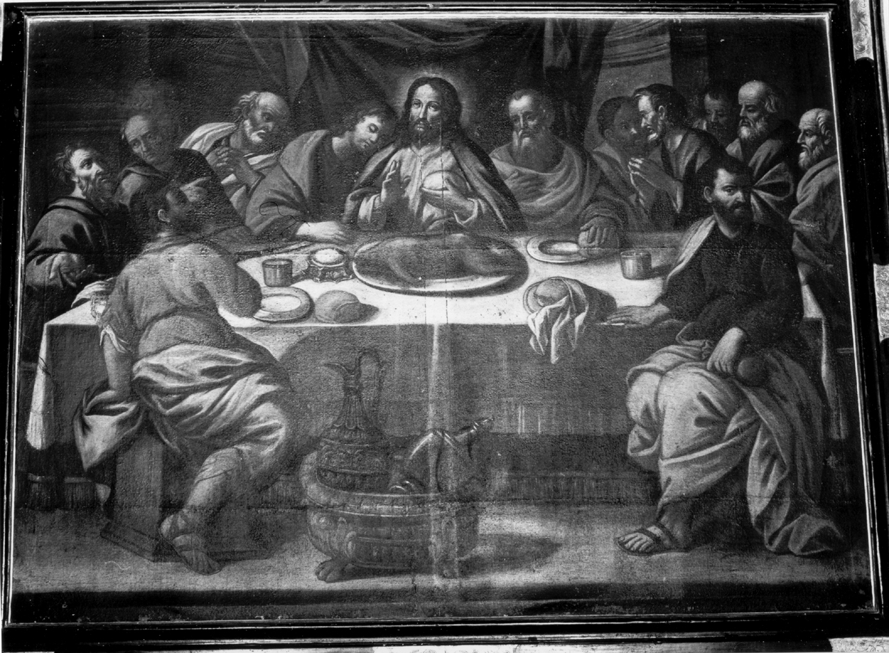 ultima cena (dipinto) - ambito marchigiano (sec. XVII)