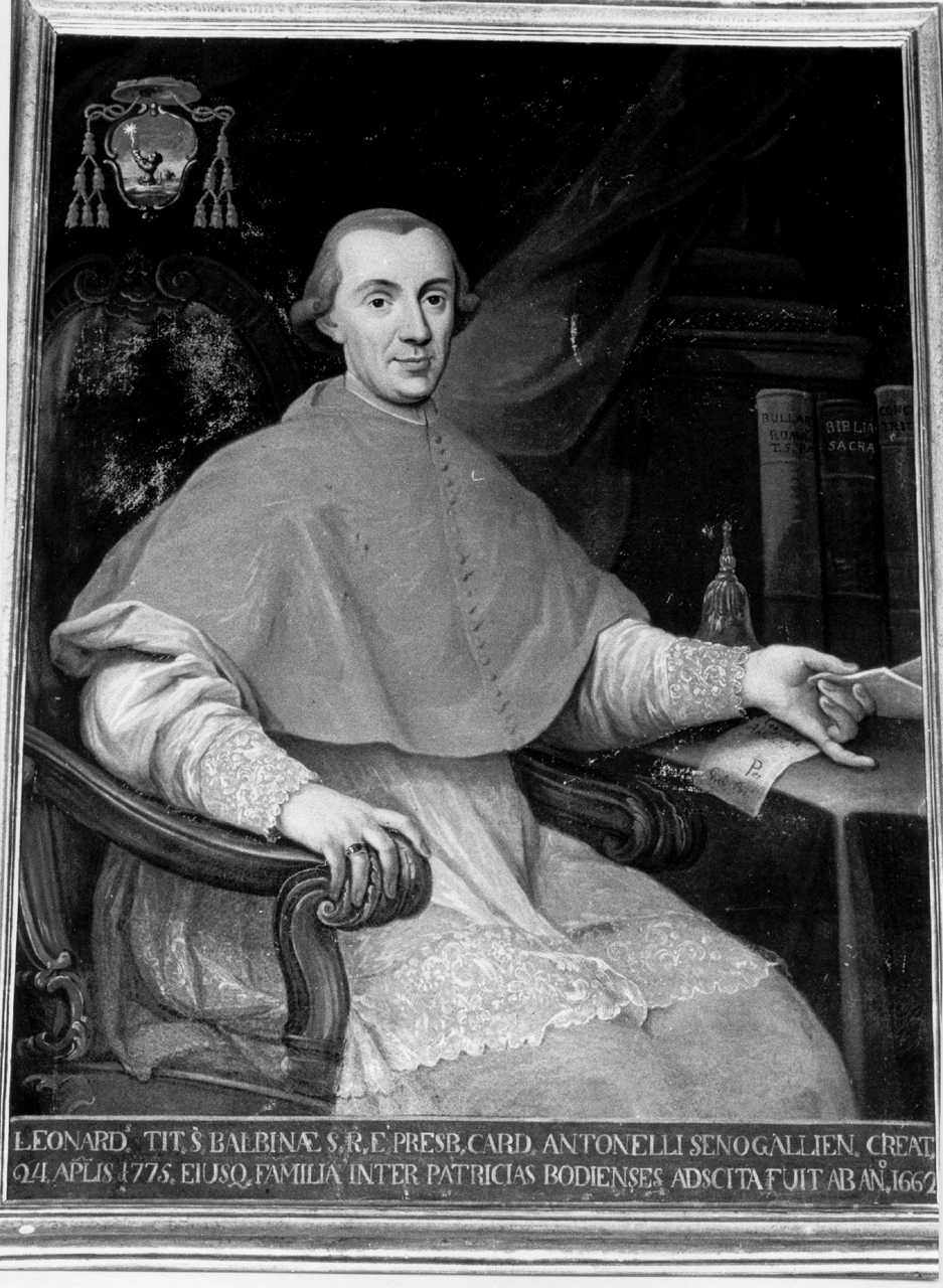 ritratto del cardinal Leonardo Antonelli (dipinto) - ambito marchigiano (secc. XVIII/ XIX)