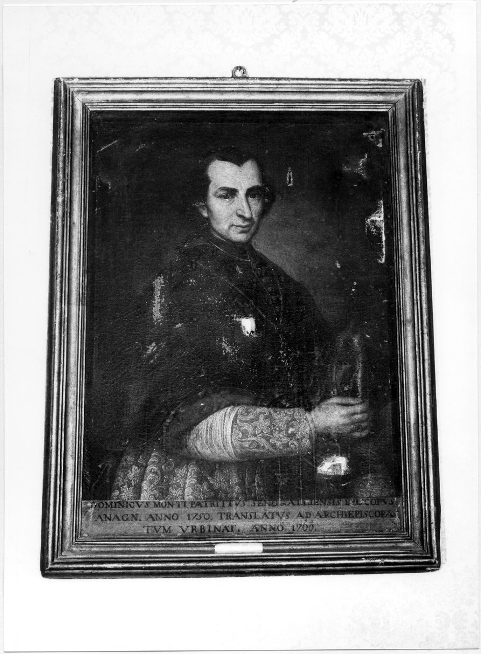 ritratto dell'Arcivescovo Domenico Monti (dipinto) - ambito marchigiano (seconda metà sec. XVIII)
