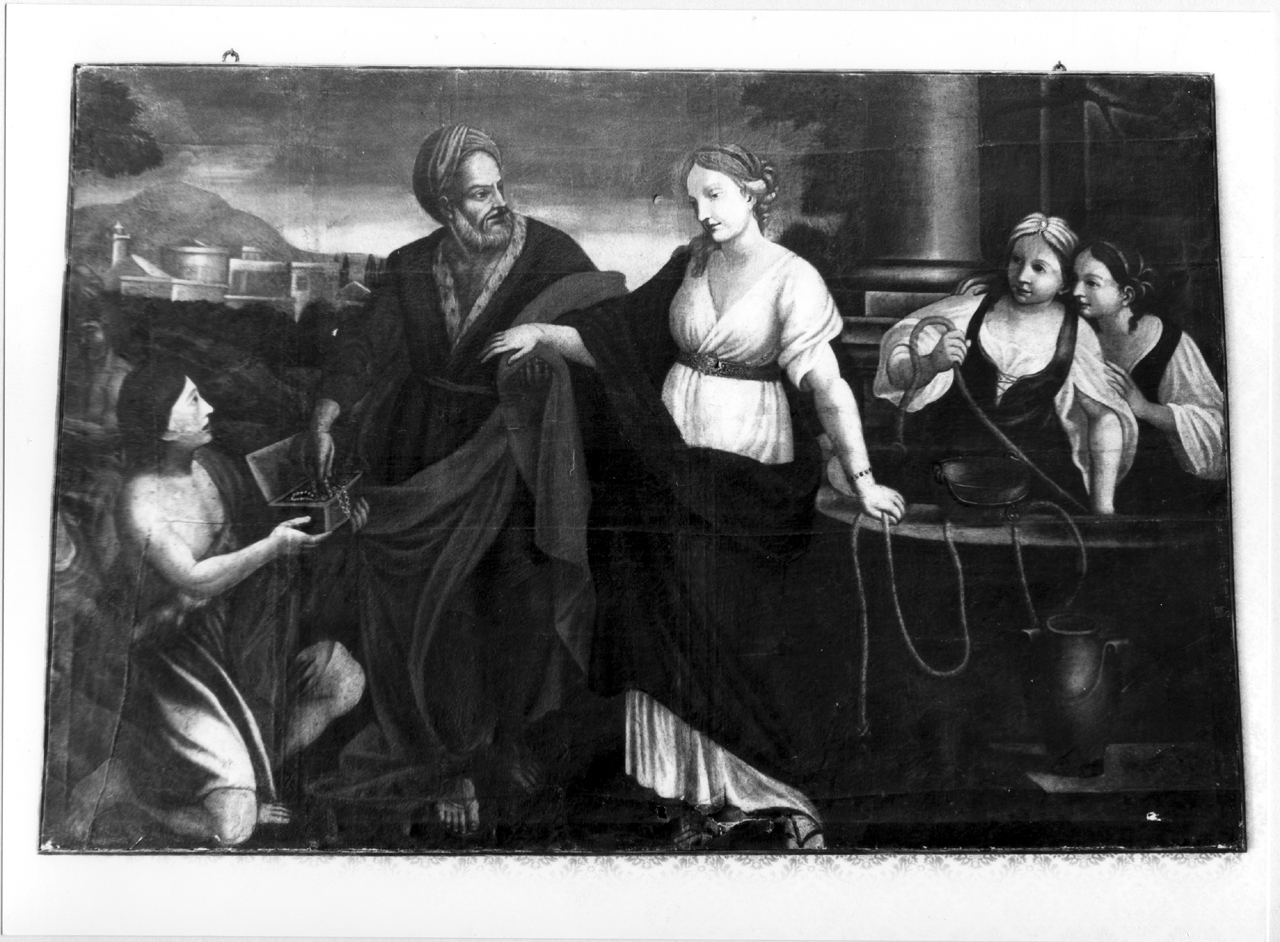 Rebecca al pozzo (dipinto) - ambito marchigiano (secc. XVIII/ XIX)