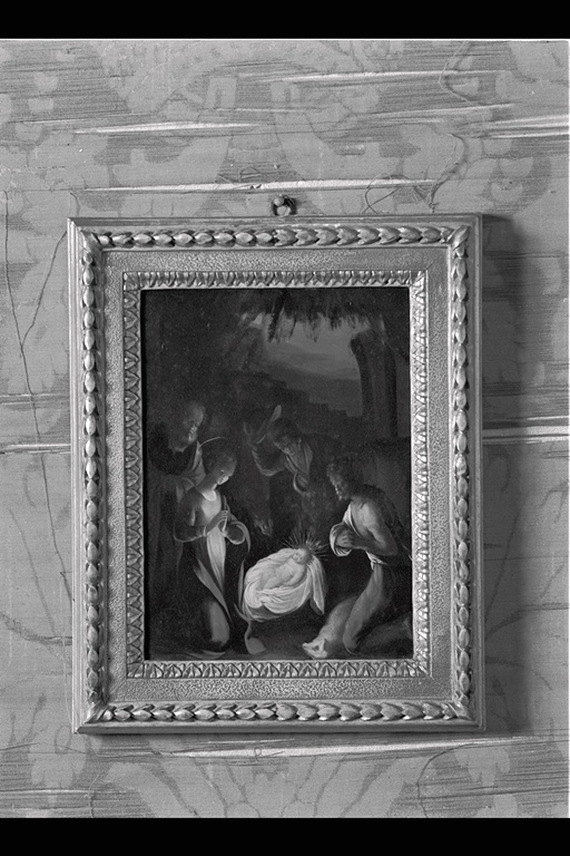 adorazione dei pastori (dipinto) - ambito Italia settentrionale (fine/inizio secc. XVI/ XVII)