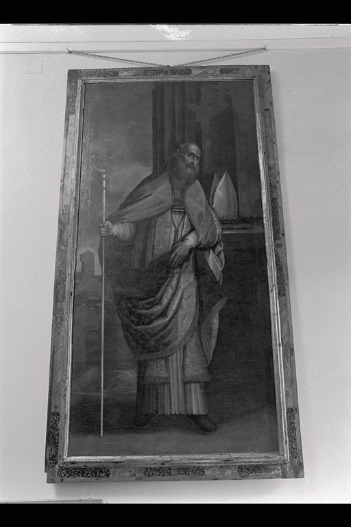 San Paolino di Nola vescovo (dipinto) - ambito marchigiano (seconda metà sec. XVII)