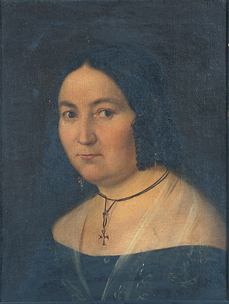 ritratto femminile (dipinto) - ambito Italia centrale (sec. XIX)
