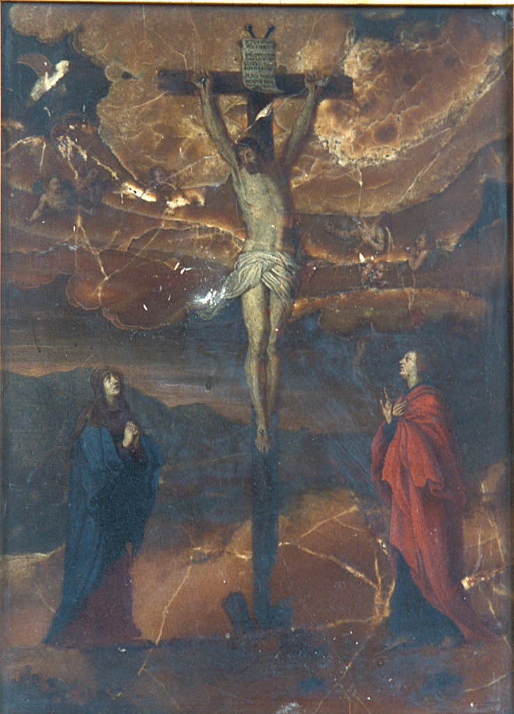 crocifissione (dipinto) - ambito Italia centrale (sec. XVIII)