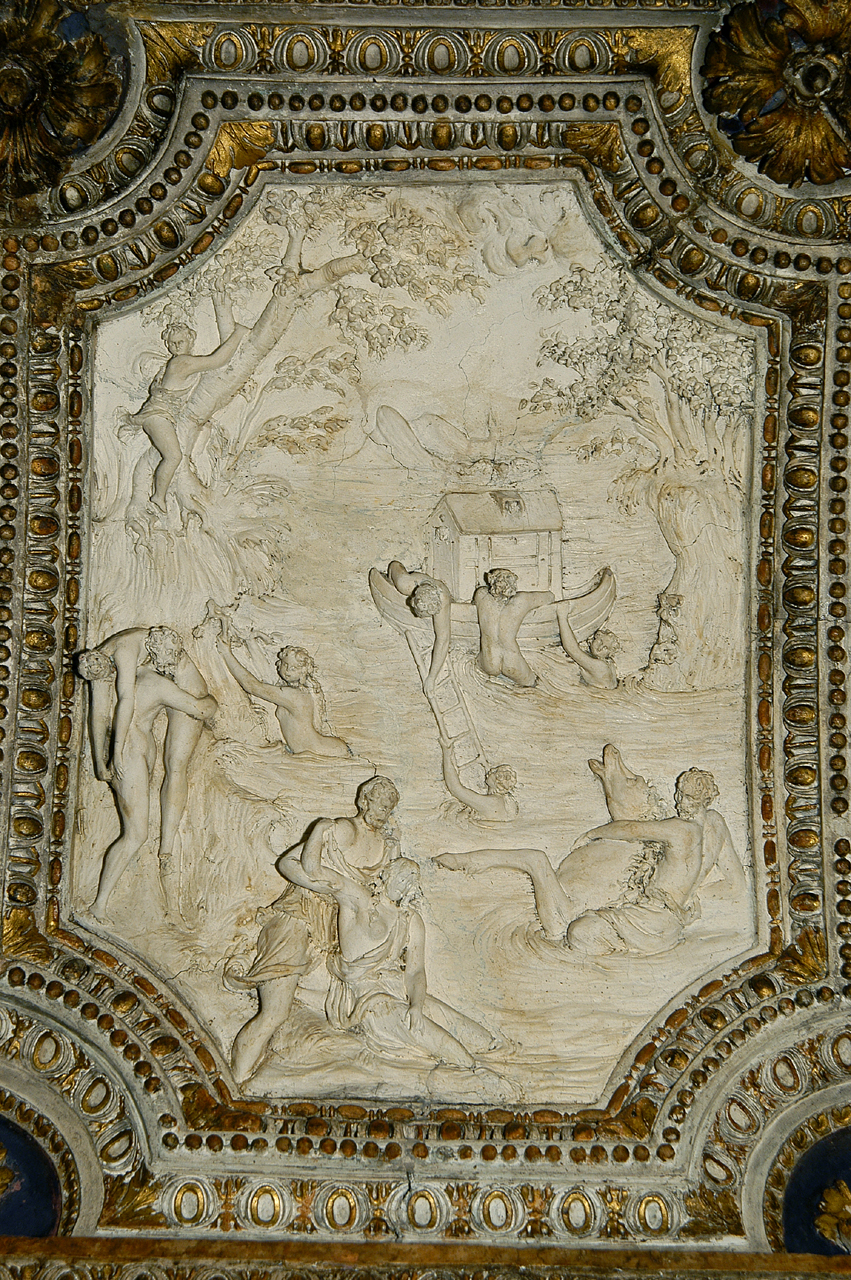 Diluvio universale (decorazione plastica) di Brandani Federico (sec. XVI)