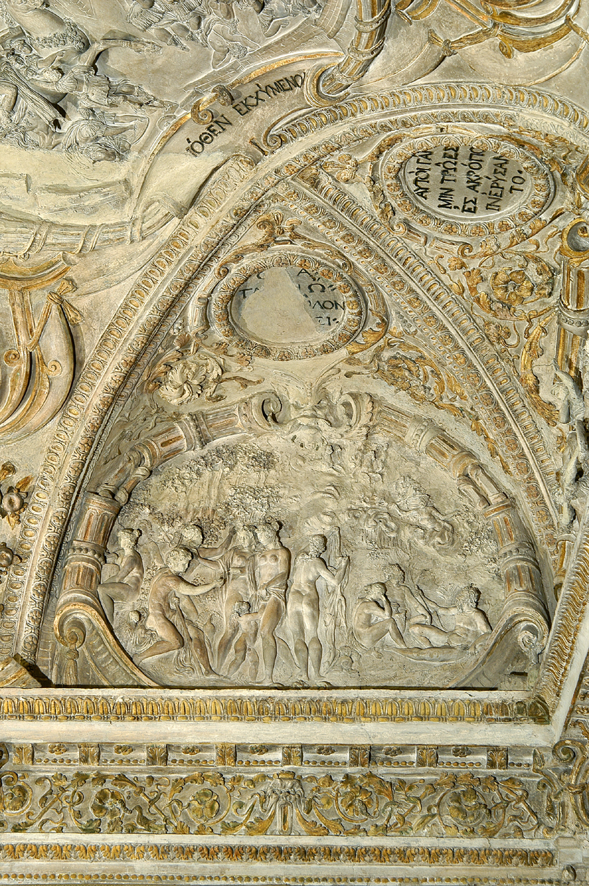 Giudizio di Paride (decorazione plastica) di Brandani Federico (sec. XVI)
