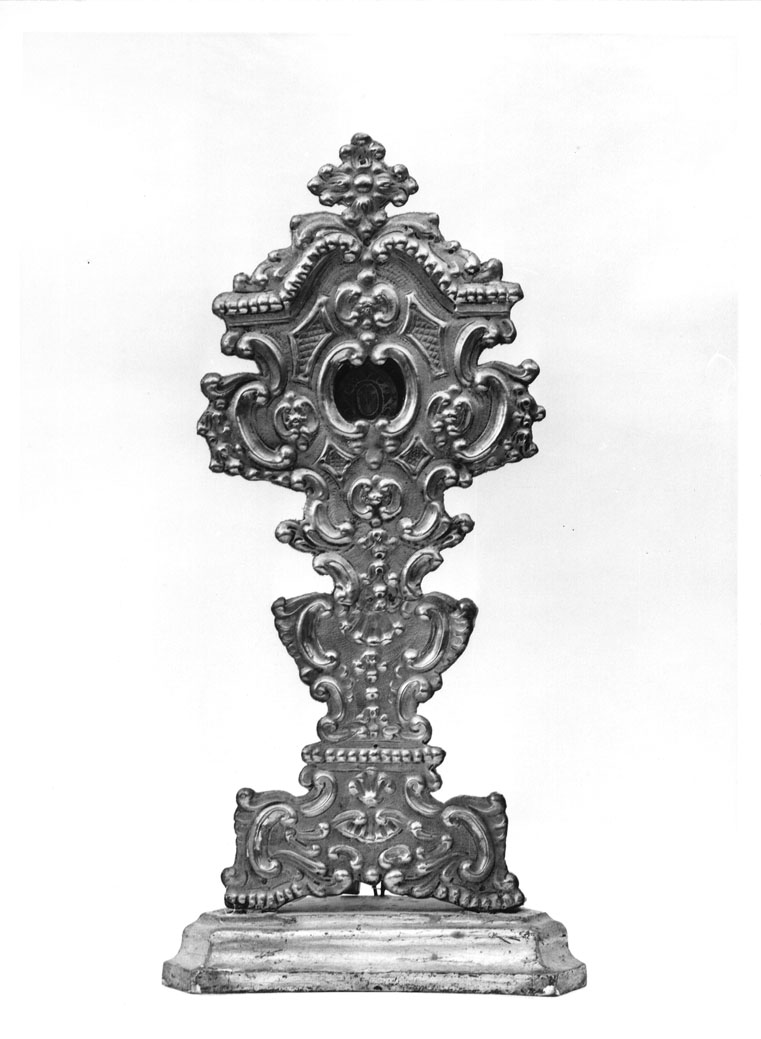 reliquiario - a ostensorio - bottega marchigiana (sec. XVIII)