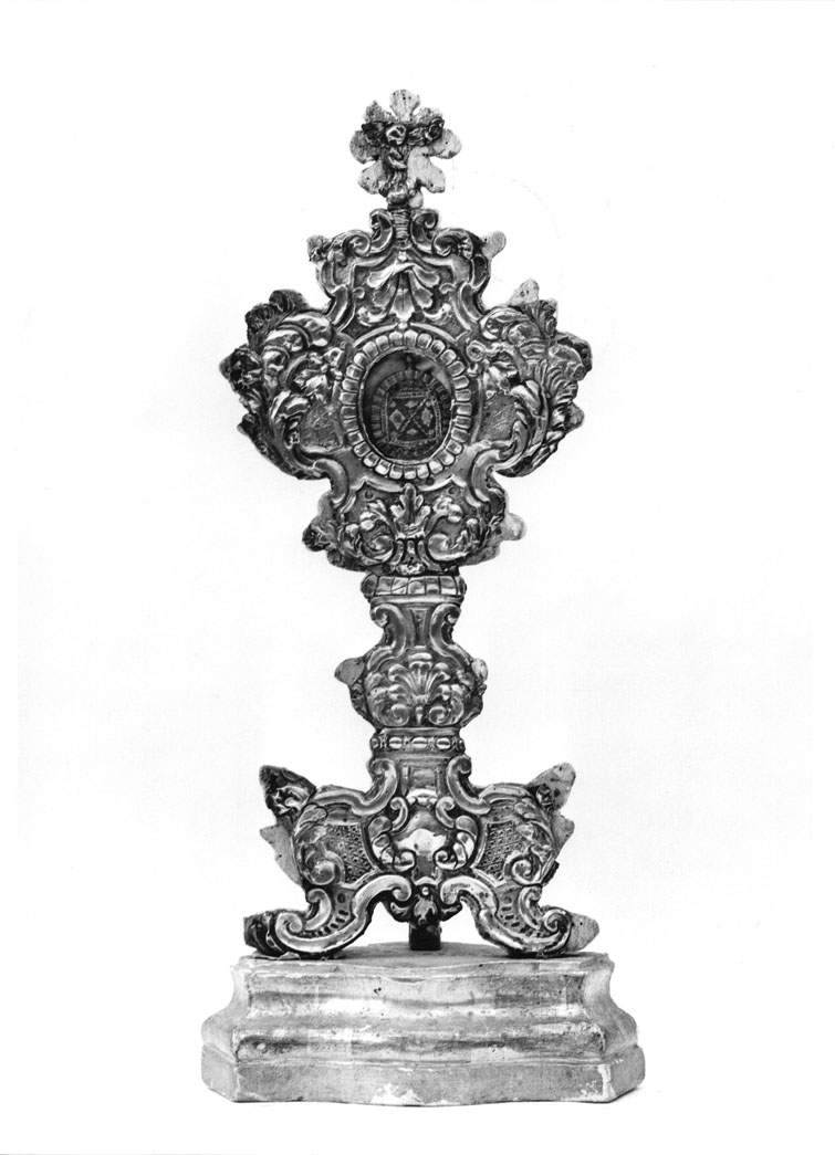 reliquiario - a ostensorio - bottega marchigiana (sec. XVIII)