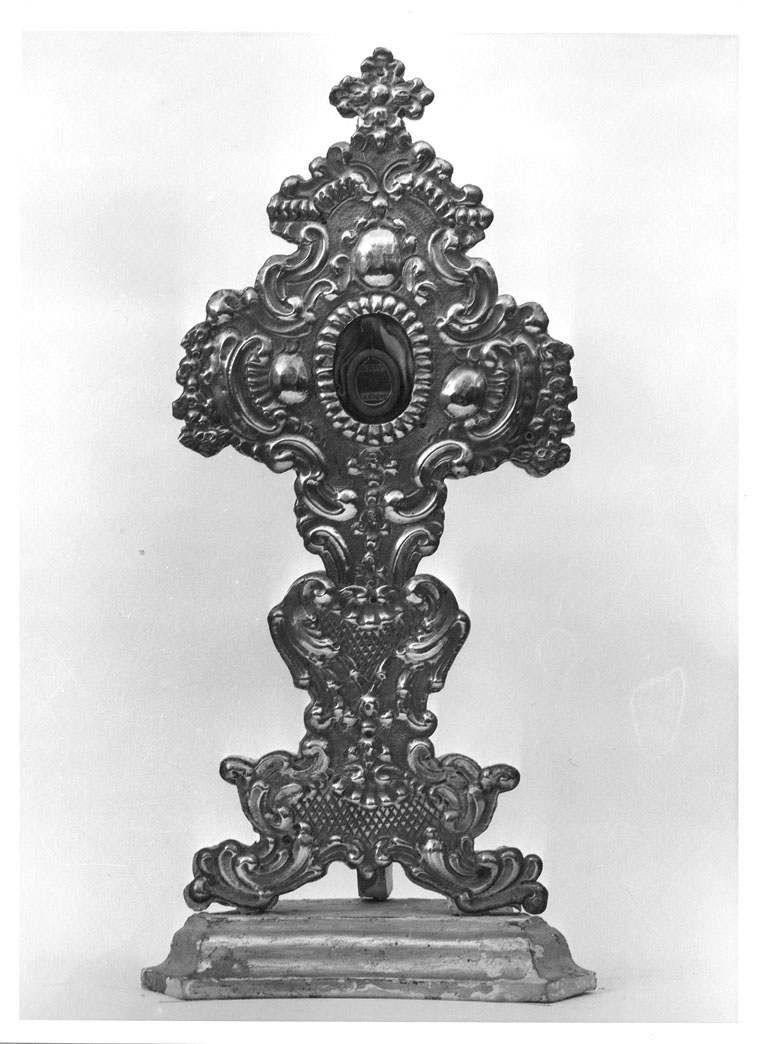 reliquiario - a ostensorio - bottega marchigiana (sec. XVIII)
