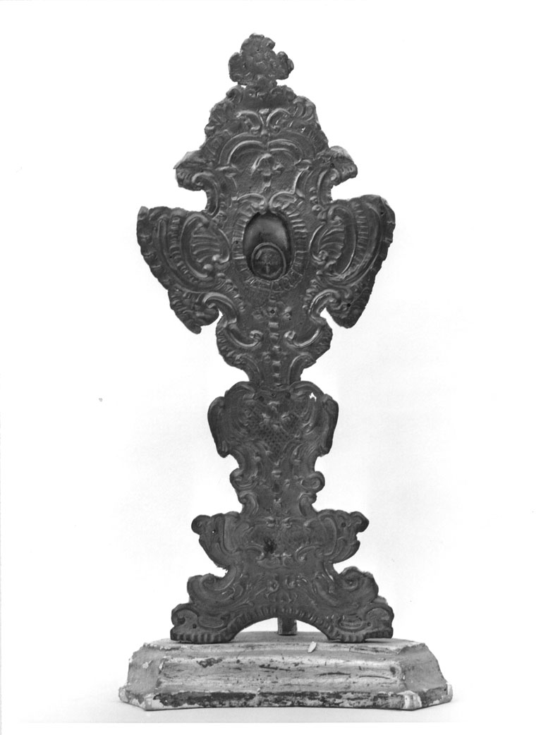 reliquiario - a ostensorio - bottega marchigiana (sec. XVIII)