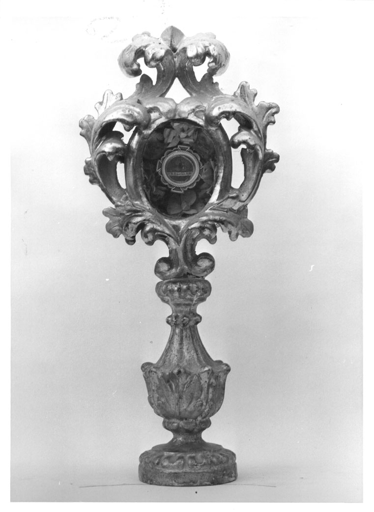 reliquiario - a ostensorio, serie - bottega marchigiana (sec. XVII)