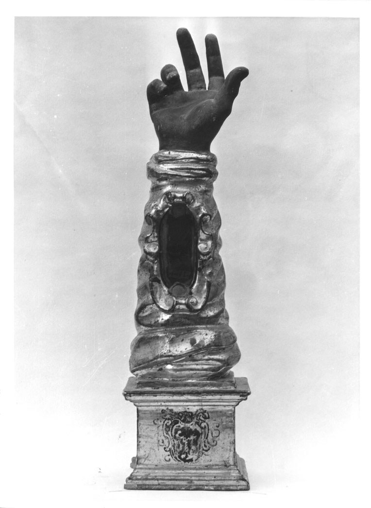 reliquiario - bottega marchigiana (prima metà sec. XVII)