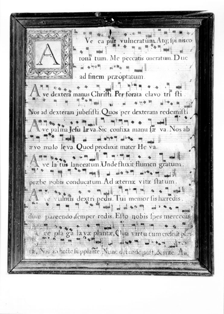 cartagloria - ambito marchigiano (sec. XVIII)