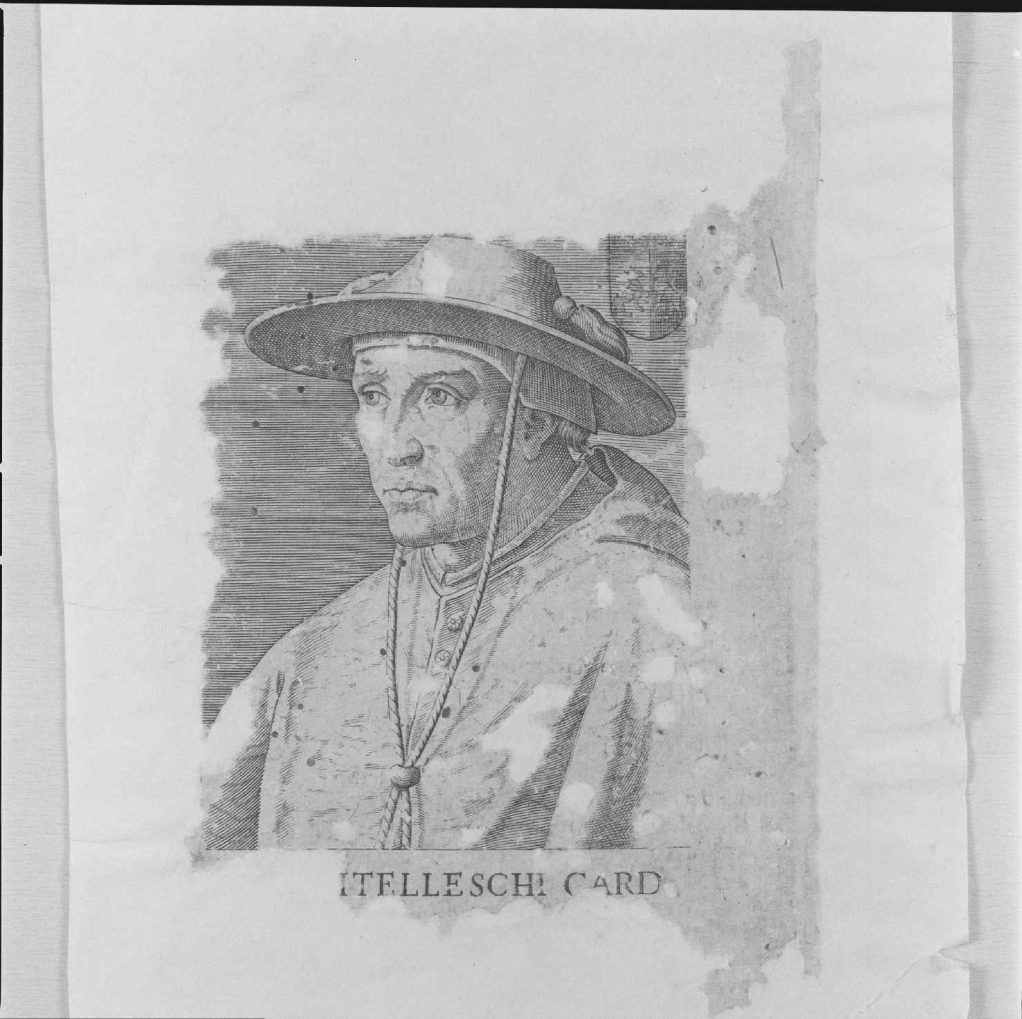 ritratto del cardinale Giovanni Vitelleschi (stampa, serie) - ambito italiano, ambito italiano, ambito italiano (prima metà sec. XVI)