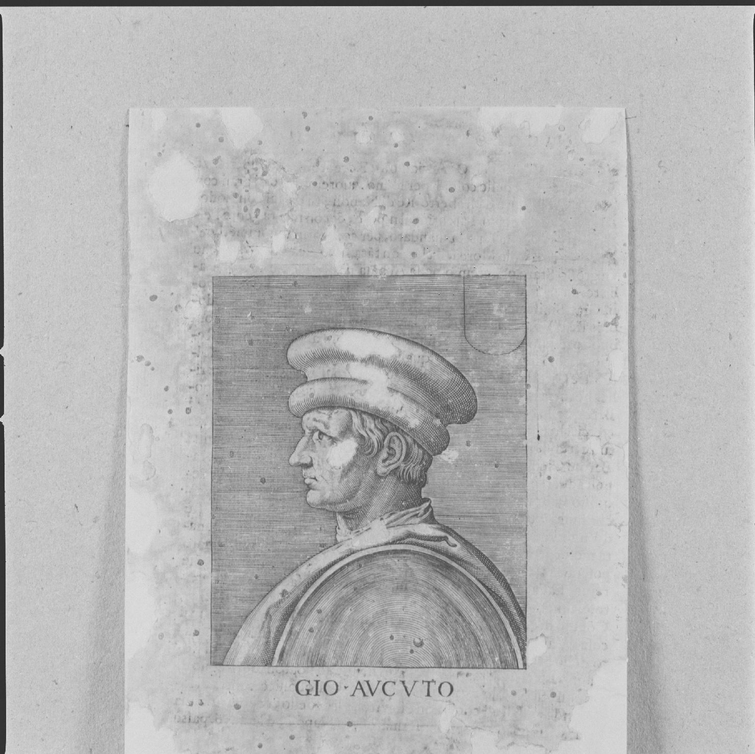 ritratto di Giovanni Acuto (stampa, serie) - ambito italiano, ambito italiano, ambito italiano (prima metà sec. XVI)