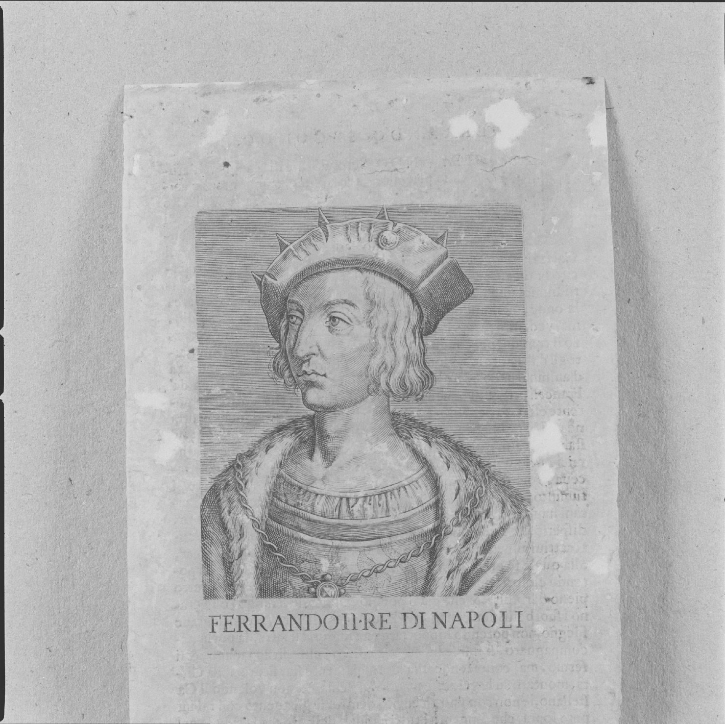 ritratto di Ferdinando II d'Aragona, re di Napoli (stampa, serie) - ambito italiano, ambito italiano, ambito italiano (prima metà sec. XVI)