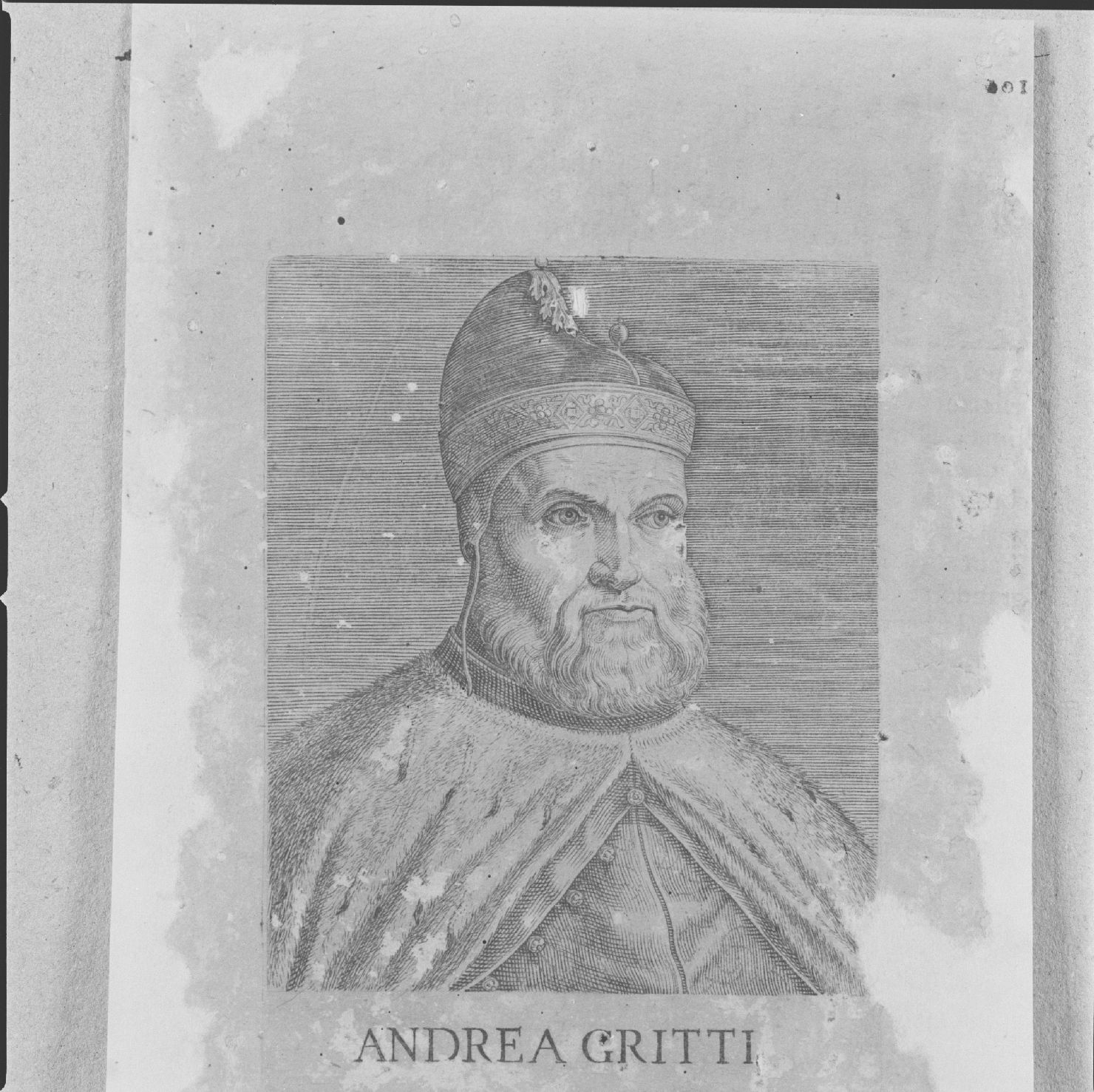 ritratto di Andrea Gritti doge di Venezia (stampa, serie) - ambito italiano, ambito italiano, ambito italiano (prima metà sec. XVI)