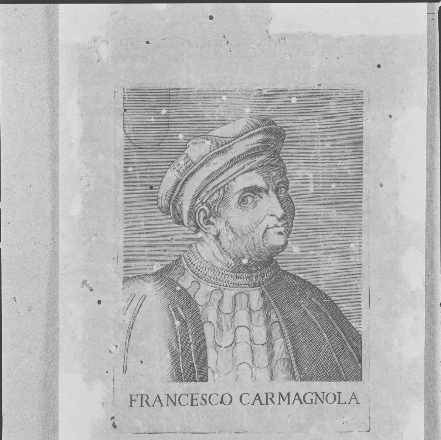 ritratto di Francesco Carmagnola (stampa, serie) - ambito italiano, ambito italiano, ambito italiano (prima metà sec. XVI)