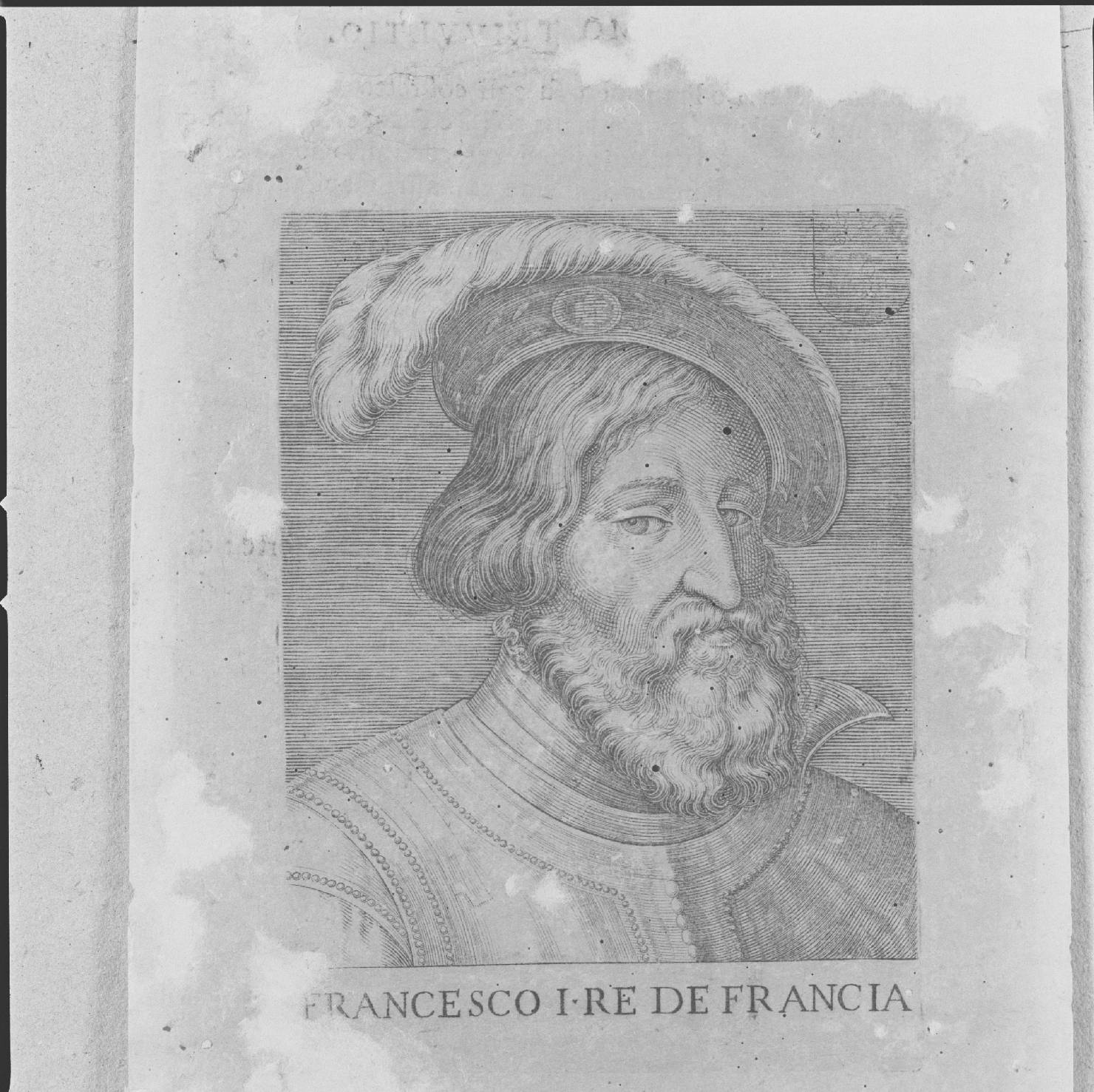 ritratto di Francesco I re di Francia (stampa, serie) - ambito italiano, ambito italiano, ambito italiano (prima metà sec. XVI)