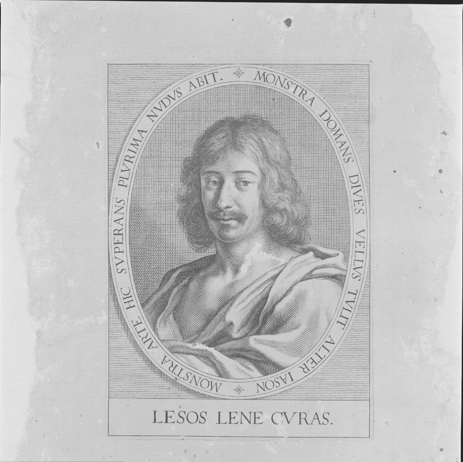 ritratto di saggio (stampa) - ambito francese (sec. XVII)