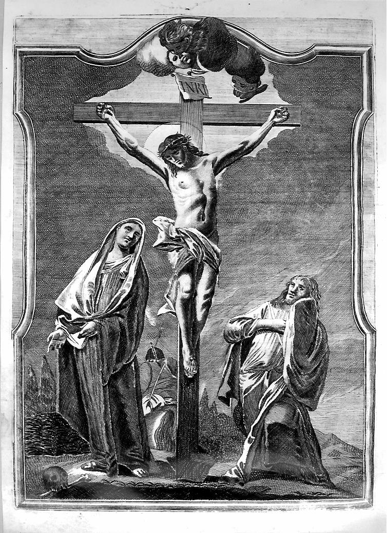 crocifissione (stampa) - ambito veneto (sec. XVIII)