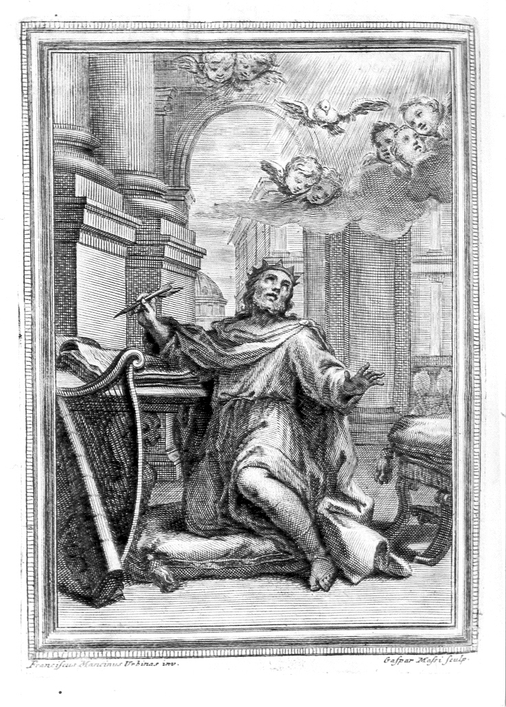 re Davide (stampa) di Massi Gasparo, Mancini Francesco (sec. XVIII)