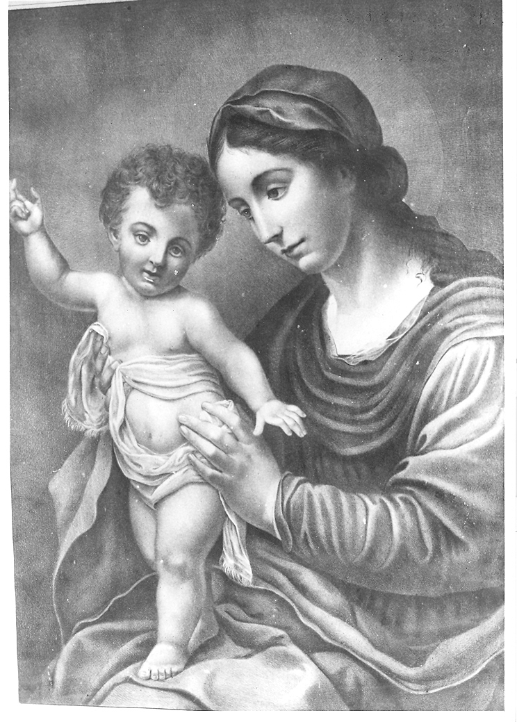 Madonna delle Grazie, Madonna con Bambino (stampa) - ambito italiano (sec. XX)