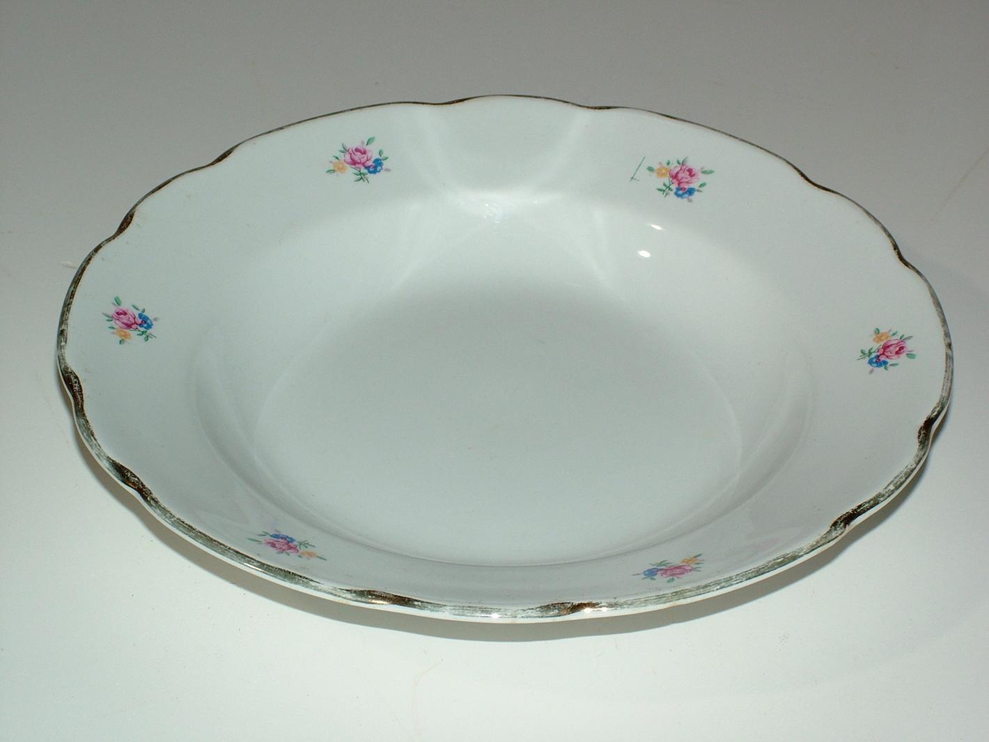 piatto fondo - bottega marchigiana (secc. XIX/ XX)