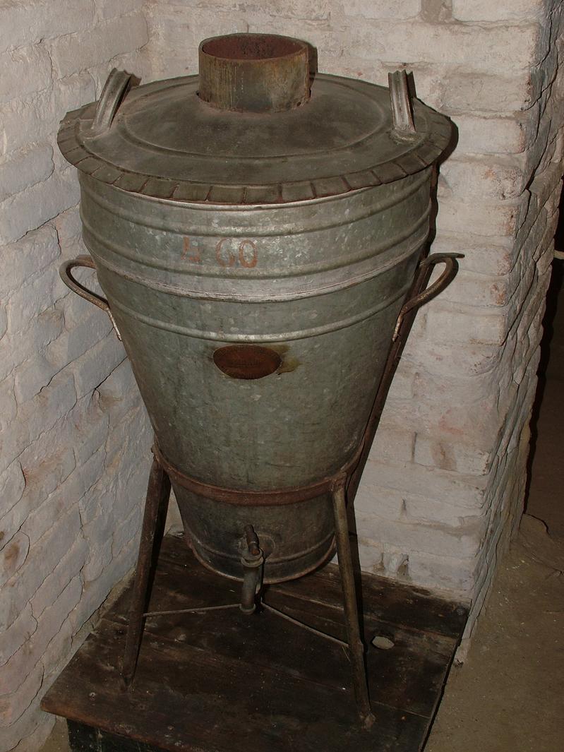 bollitore per bucato - bottega marchigiana (secc. XIX/ XX)