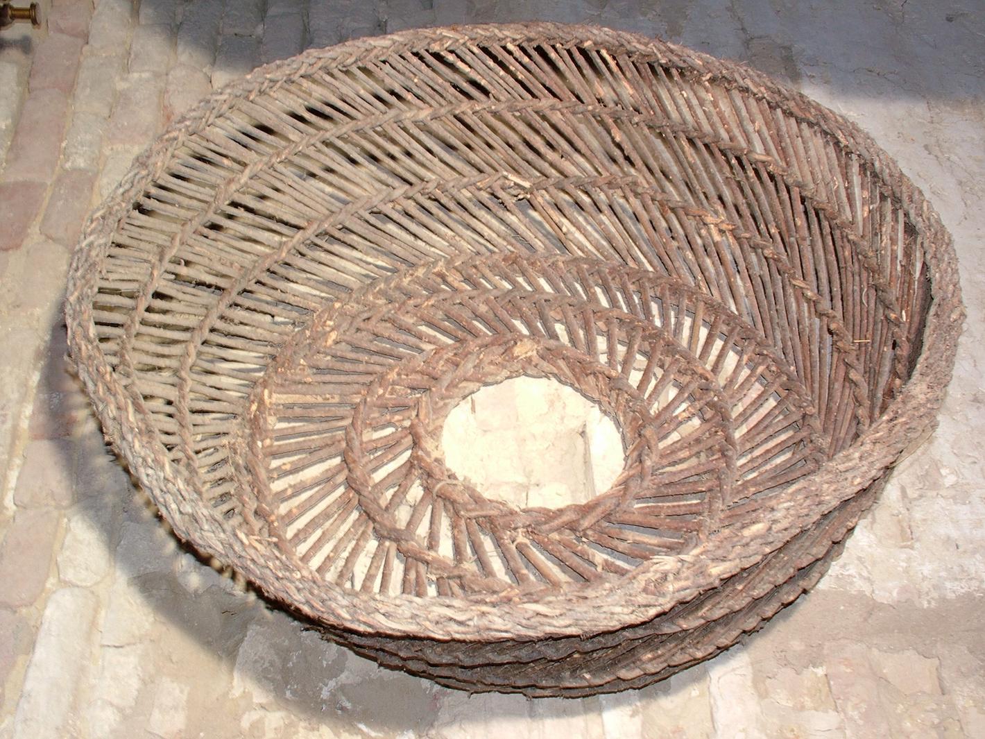 cesta per pulcini - bottega marchigiana (secc. XIX/ XX)