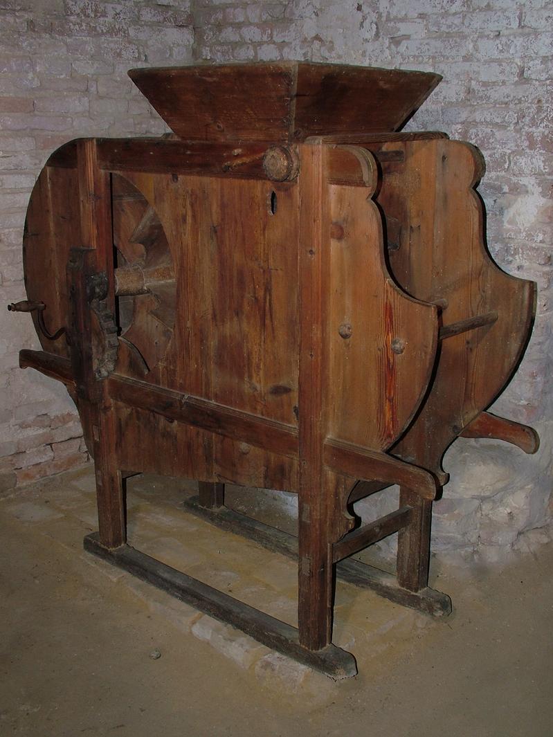 ventilatore per grano - bottega marchigiana (secc. XIX/ XX)