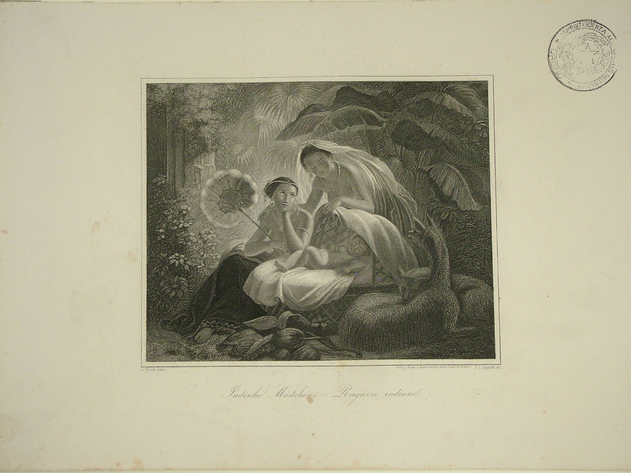 figure femminili (stampa) di Appold Johann Leonhard (sec. XIX)