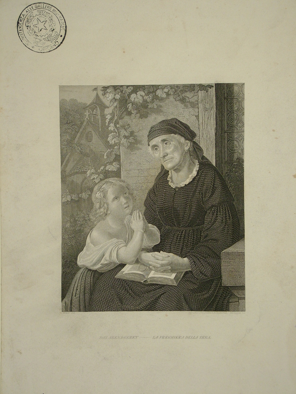 figure femminili (stampa) di Dall'Argine Medardo (sec. XIX)