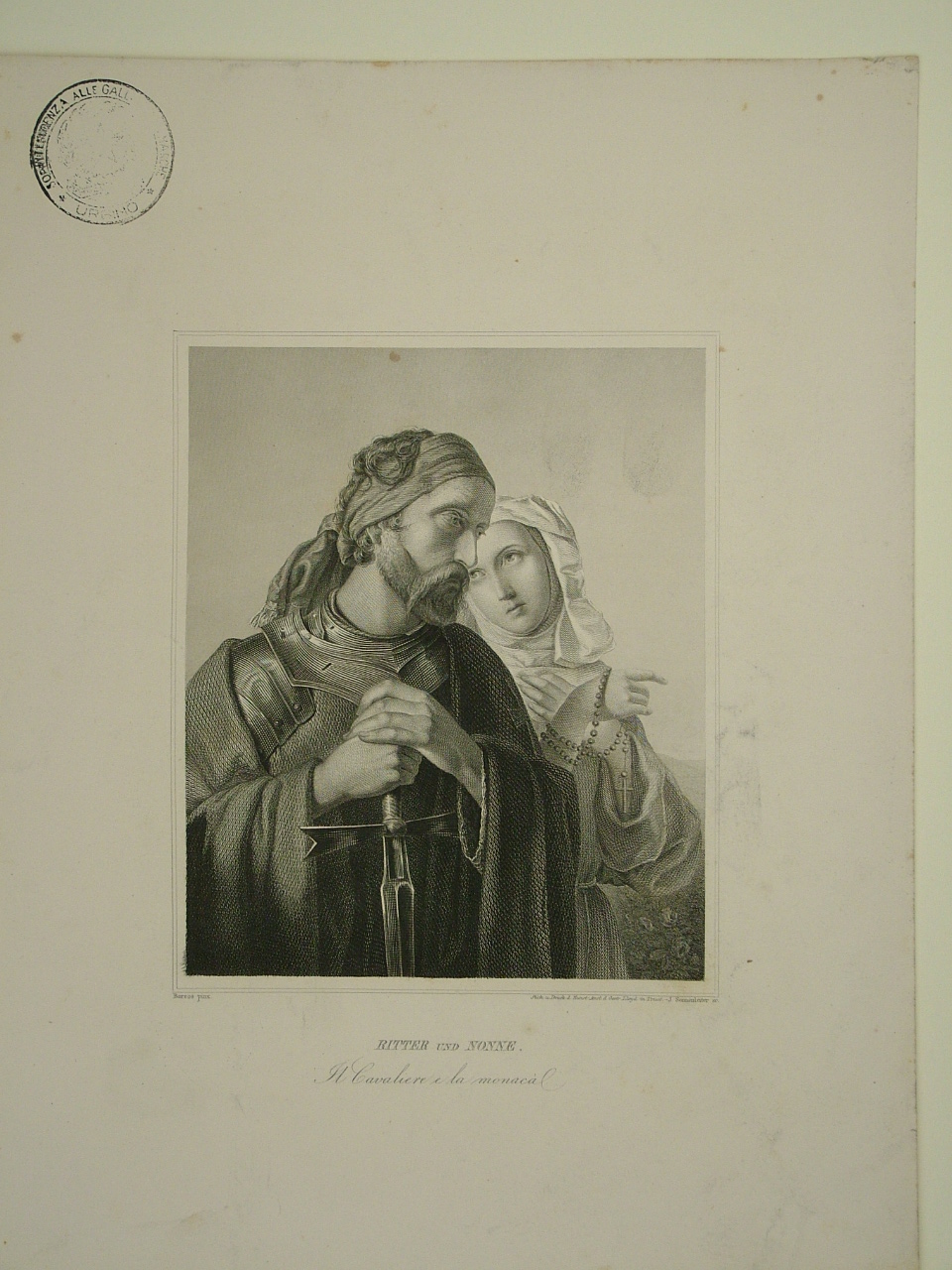 scena di genere (stampa) di Sonnenleiter Johannes (sec. XIX)